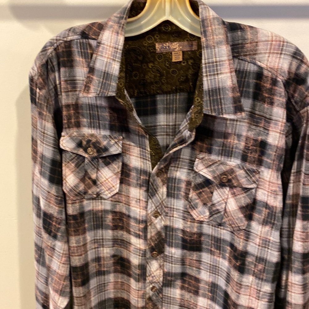 Mens cotton long sleeved shirt